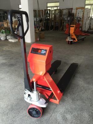 Manual Scale Pallet Jack Truck 2000kg CE, ISO9001