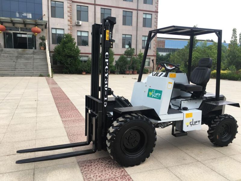Greenhouse Forklift 4X4 Drive Forklift 1.5 Tons Cheapst Forklift