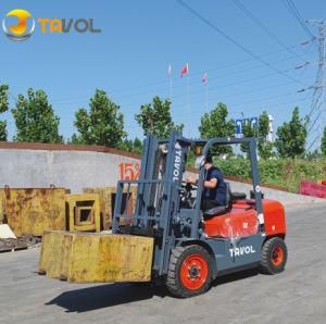 Diesel Forklift 2t 2.5t 3t 3.5t 4t 4.5t 5t Diesel Engine Forklift with Power Shift Transmission