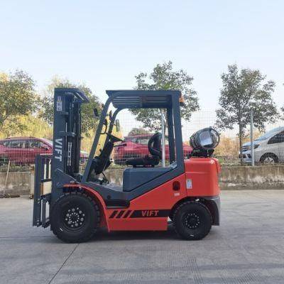 2ton Gasoline LPG Double Fuel Forklift with Japanese Nissan K21 Engine