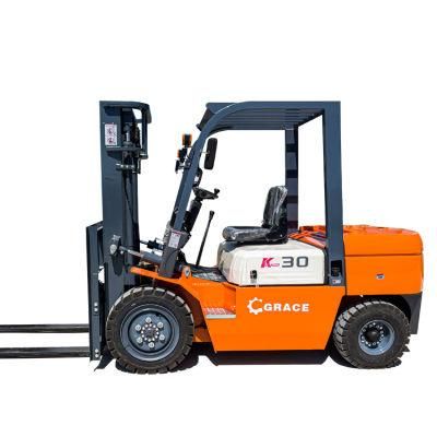 2.5ton 3ton Diesel Forklift Hydraulic Lifter Lifting New Small Truck Diesel Forklift