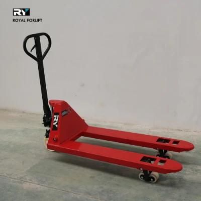 Hand Pallet Truck with Galvanized Assembly Pump with Foot Pedal
