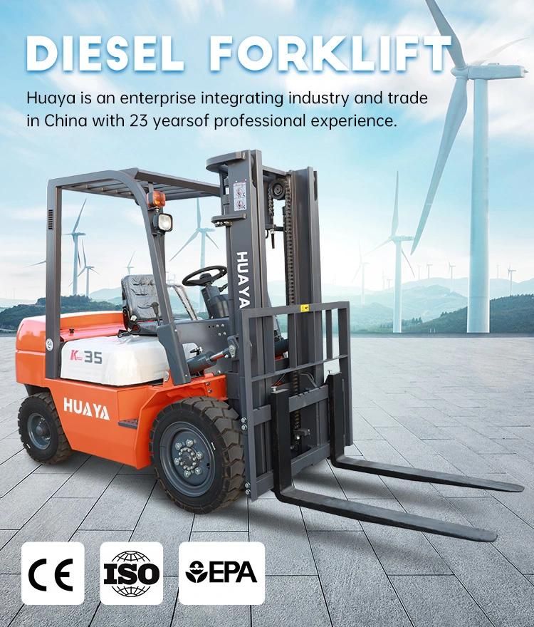 Low Price Diesel 2022 Huaya China Sale Brand New Forklift Trucks Fd30