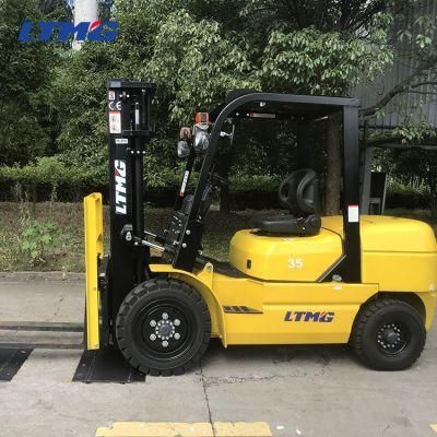 Ltmg 2ton 3ton 3.5ton Diesel Forklift with Optional Fork Positioner and Enclosed Cabin