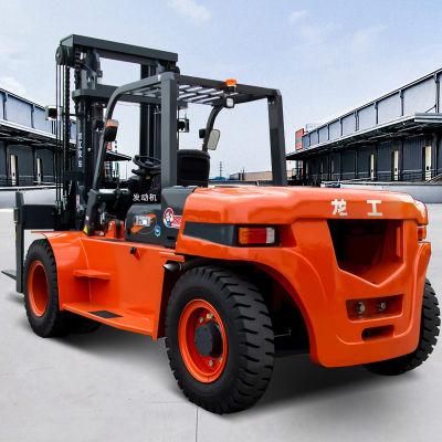 Low Fuel Consumption 12 Ton Diesel Forklift for Factory and Warehouse