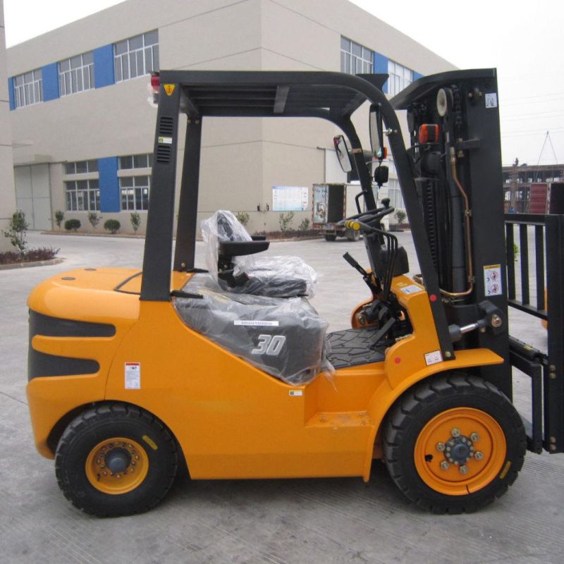 Huahe 3m Lifting Height 3 Ton Mini Diesel Forklift Hh30z in Stock