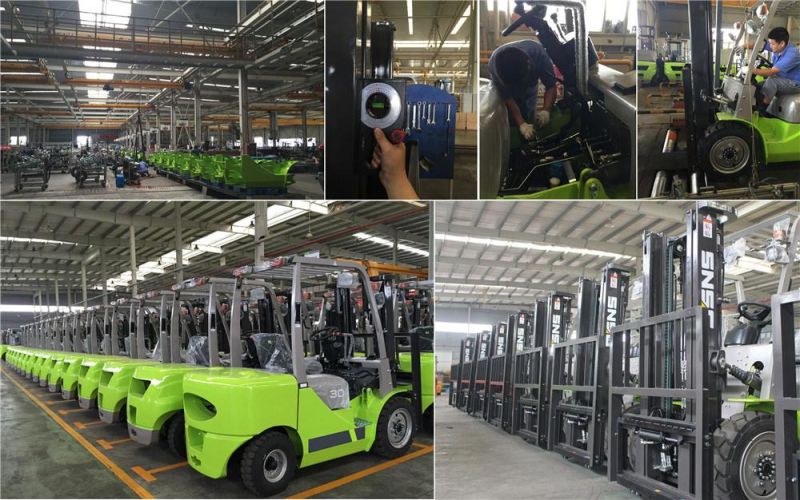 High Performance Diesel 3tons Block Clamp Forklift Truck China