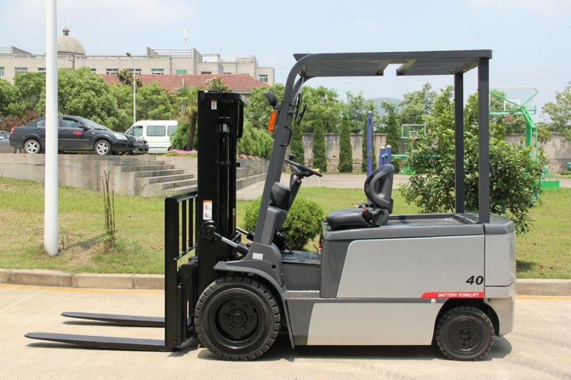 3-6m 4000kg/4ton Battery Electric Forklift Truck Container Mast