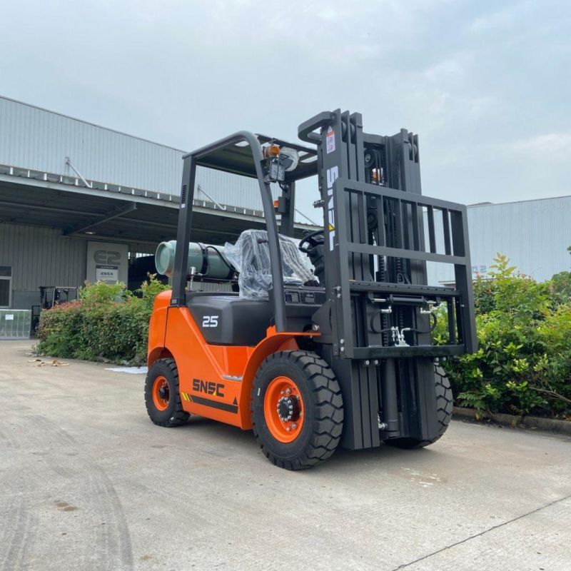 Diesel Gas GLP Petrol Forklift 2500kg Carretilla Elevadora Grua Horquilla