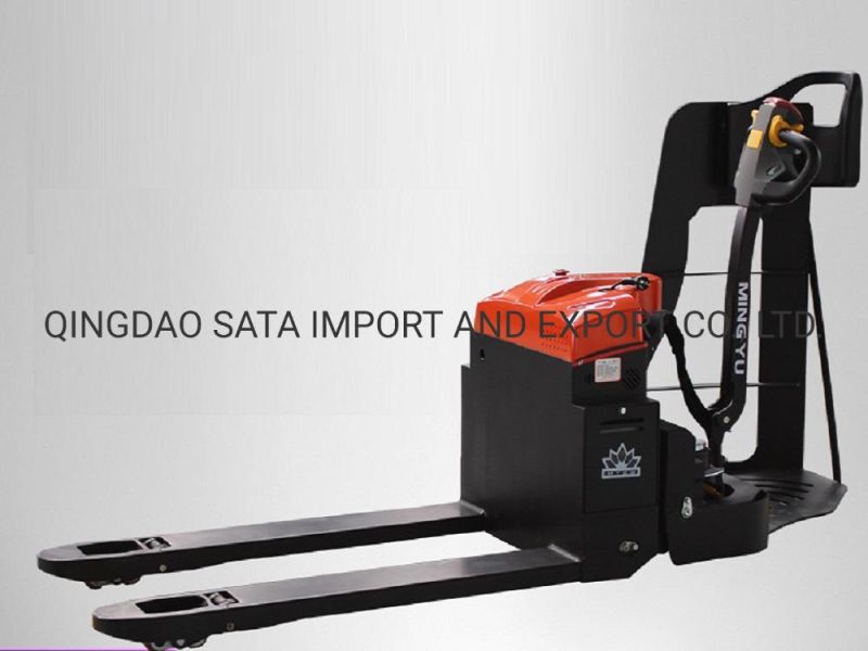 1.5 Ton Mini Electric Stand Drive Pallet Truck with Battery