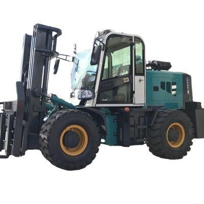 3ton 3.5ton 4ton 5ton Rough Terrain off Road Outdoor 4X4 Forklift with CE