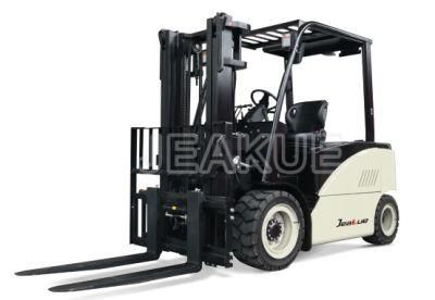 China Jeakue 5 T 4-Wheel Electric Forklift Truck Balance Weight Battery Forklift