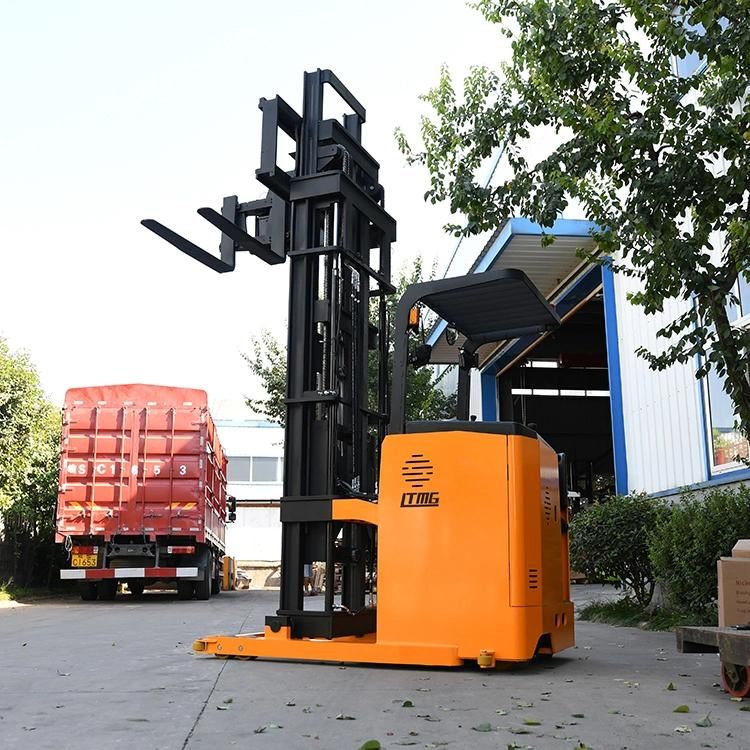 1500kg Forklift Ltmg 1.5t Electric Double Scissor Reach Lift Truck