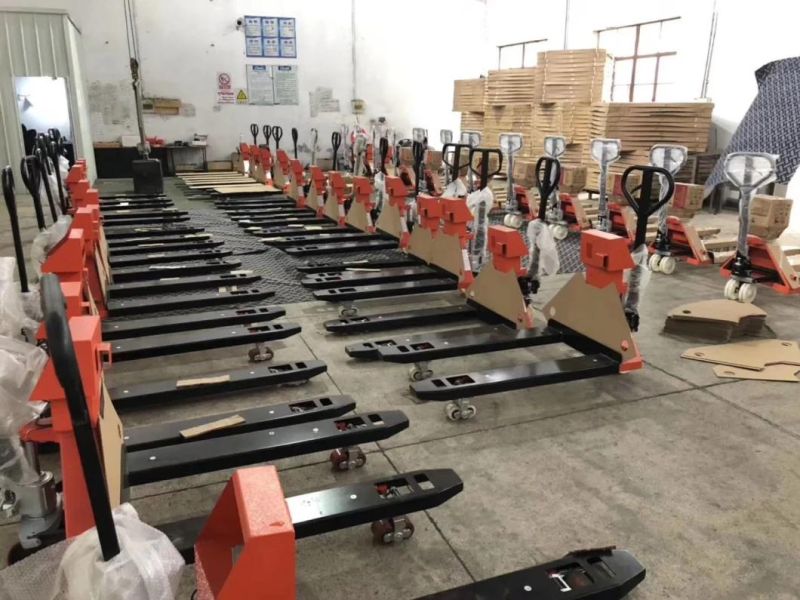 Loading Capacity 2 Ton Material Weighting Equipment Hand Scale Pallet Truck Jack