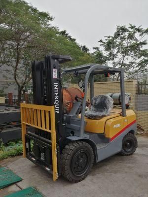 Good Performance 3.5 Ton LPG/Gasoline/Gas/Petrol Forklift with Japanese Nissan Engine
