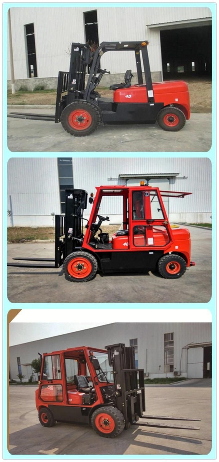 4 Ton Loading Capacity Forklift Truck with High Quality and Powerful Performance