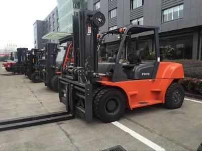 Factory Price New Hydraulic Diesel Forklift Truck 5 Ton 6 Ton 7 Ton Forklifts with Japanese Engine, Side Shift and CE