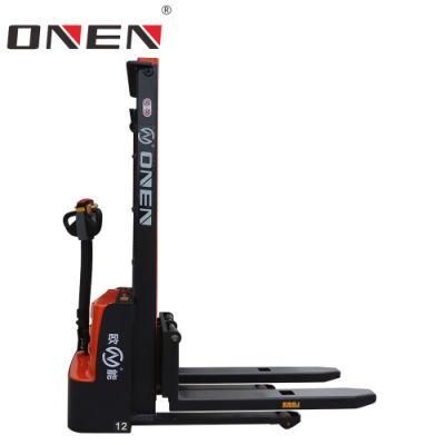 Wholesale Low Price 1000kg Warehouse Walking Electric Pallet Stacker Forklift