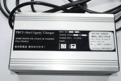 12V 15A Portable Dl Intelligent Gel-Seal Battery Charger