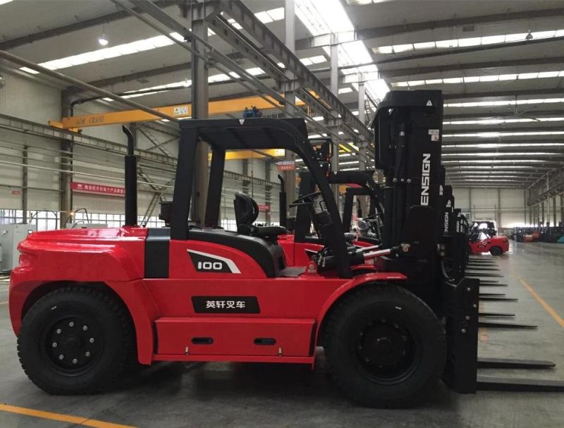 Ensign Manufacturer Sell 10t Forklift Made in China with Certificate