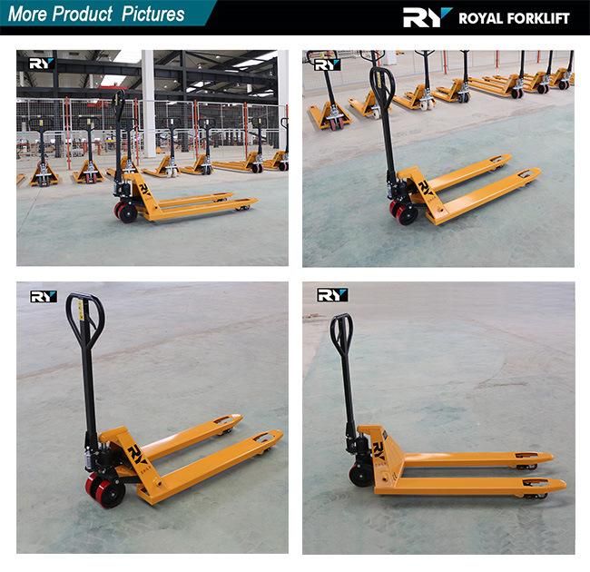 Royal Warehouse Equipment 3000kg Hydraulic Hand Pallet Truck with Ce