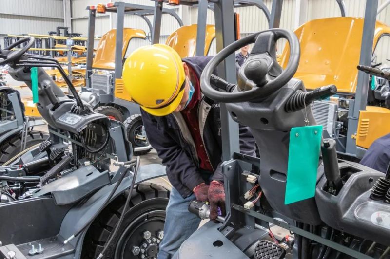 Heavy 30 Ton Diesel Forklift with Side Shift From Hifoune Manufacturer