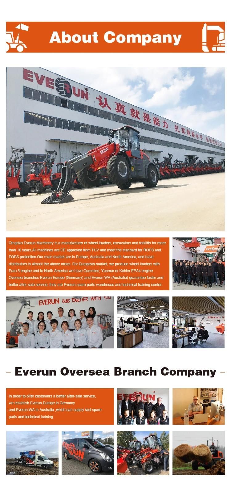 Factory Direct Sale Everun EREF750 750kg Construction Equipment Machinery Battery Forklift