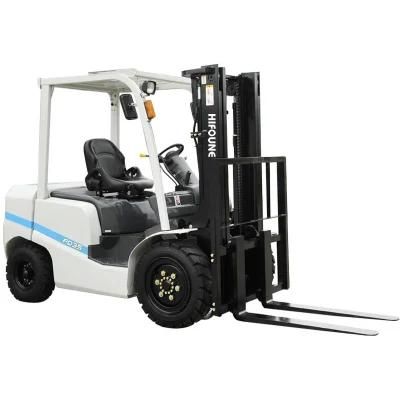 Mini 3500kg Hydraulic Transmisson Counter Balance Diesel Forklift
