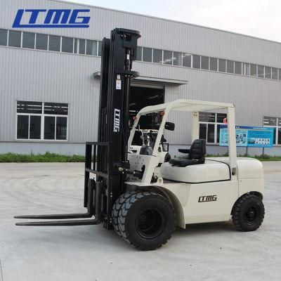 Ltmg White Color 5 Ton Montacarga Diesel Forklift with Pneumatic Tires