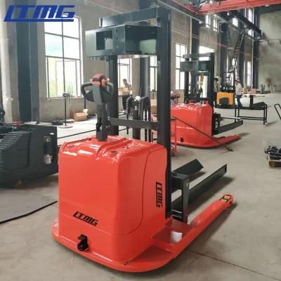 1500kg Ltmg Electric Stacker Small Cattle Pallet Truck Forklift Agv