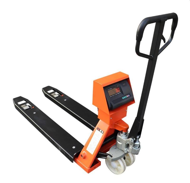 2ton 2000kg Hydraulic Hand Manual Pallet Truck with Weighting Balance