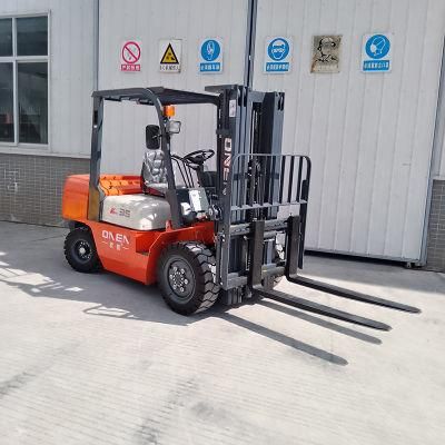 Multi Functional China Forklift for Manufacturer Construction 3000/3500 Kg Four Wheel Balance Heavy Diesel/Gas /LPG/ Forklift with CE ISO9001