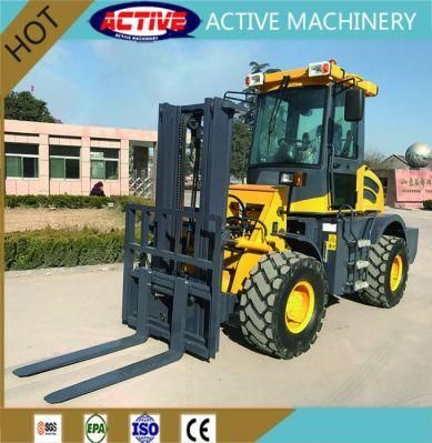 High Quality 3Tton Rated Load Rough Cross Forklift for Sale