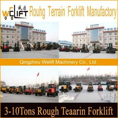 Welift 3-10t Rough Terrain Forklift Manufactory