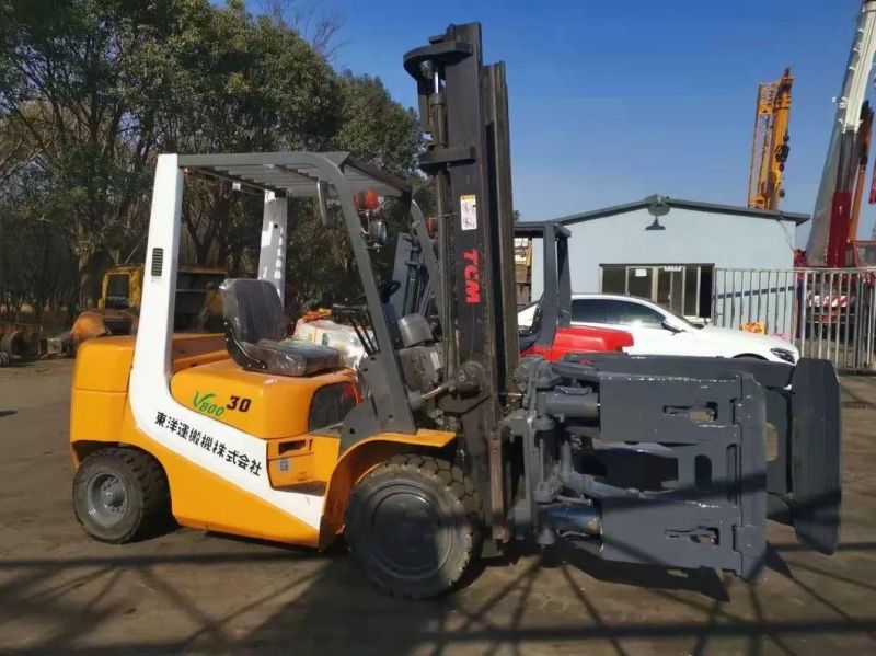 Original Japan Fd50 Second Hand Forklift 3tons Diesel Engine Lifter 3t Side Shifter Tcm 5t Used Forklift Tcm Fd30 Used Diesel Forklift