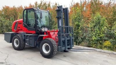 5t - 10t Diesel Tder All Terrain Forklift off Road