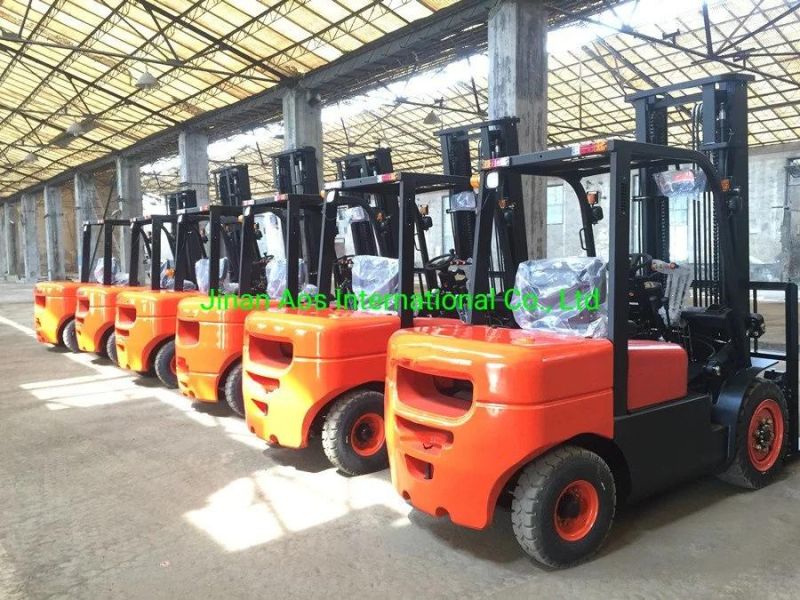 Optional Construction Machinery Fr40 4t Lifting Equipment 4ton Diesel Forklift Truck