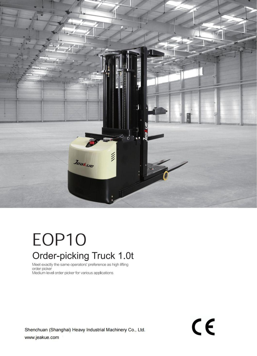 Jeakue 1.0t Lower-Level Full Electric Order Picker