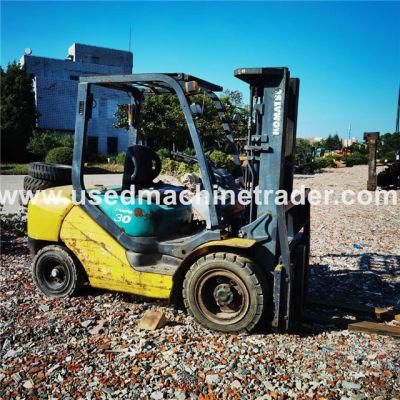 Second Hand/Used Factory Fd30 Komatsu Forklift Cheap on Sale