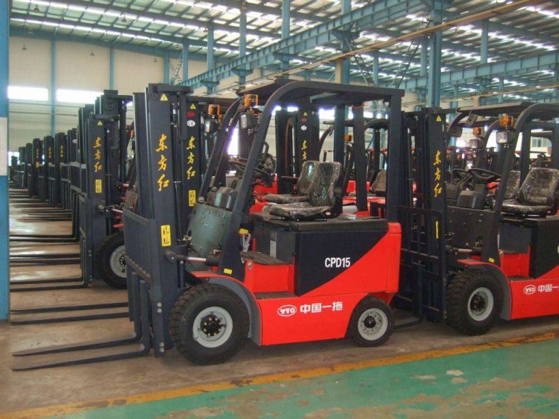 Best Quality Yto Brand 1.5ton Mini Electric Forklift