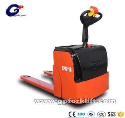 1800kg Full Electric Walkie Type Pallet Truck with Low Price in China