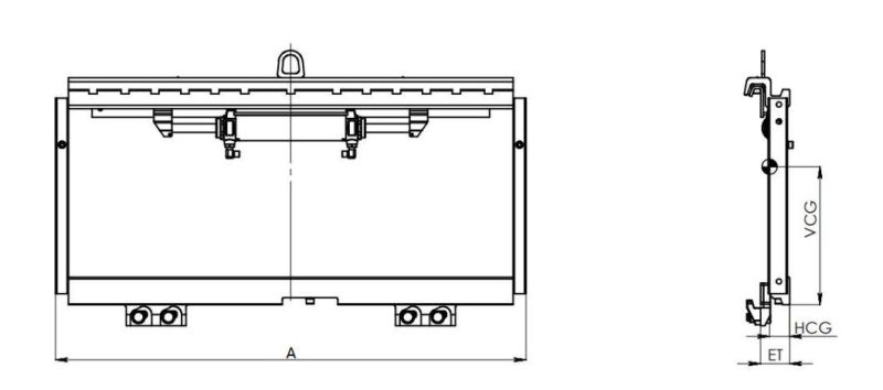 Forklift Parts Sideshifter for Telehandler