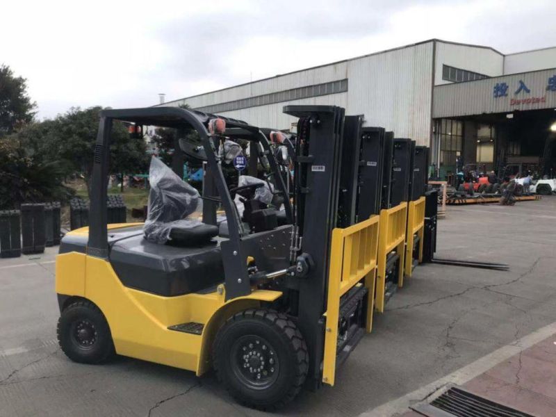 Diesel manual Forklift Truck 1500kg/2000kg with Paper Roll Clamp, Bale Clamp