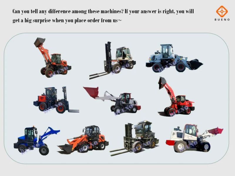 Bueno China Manufacturer 3ton 4ton 5ton 6ton off Road All Rough Terrain Diesel Forklift Price for Sale