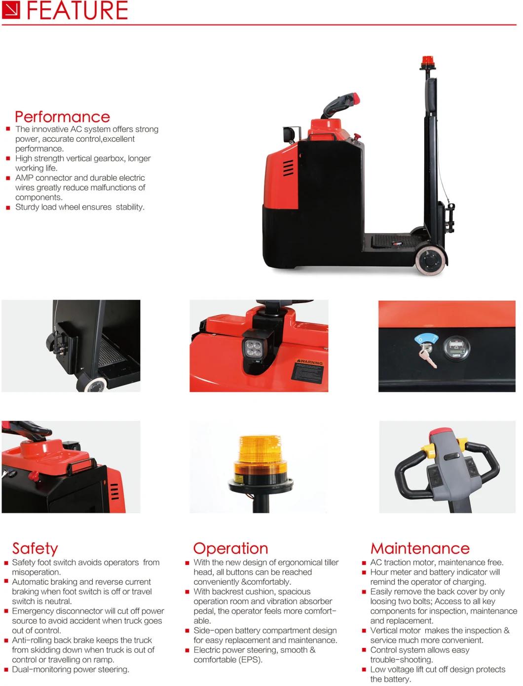 Ep Hot Selling Electric Tow Tractor 3.0/4.5t with AC Traction Motor