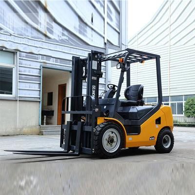 XCMG Japanese Engine Xcb-D30 Diesel 3t 3 Ton Fork Lift for Sale Mini Jenorar Forklift Attachment Tire Clamp