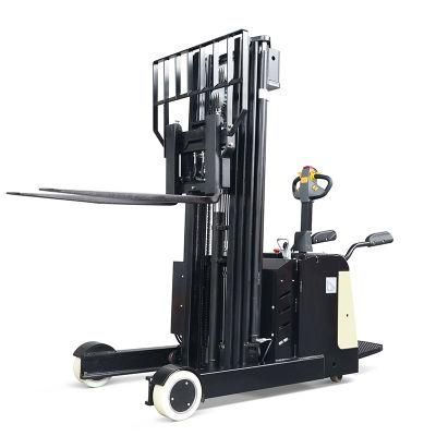 Electric Reach Truck 1.2ton Mast Reach Truck 3m 4m 5m 8.5m for Narrow-Aisle Electric Stacker Forklift