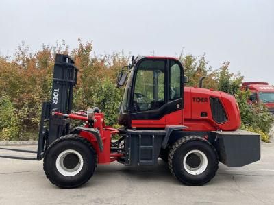 Tder 3t - 5t Nude Packing, Fixed in Container Rough Terrain Forklift