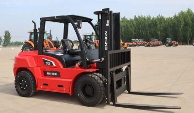 7 Ton Hydraulic Diesel Forklift with High Quality Engine