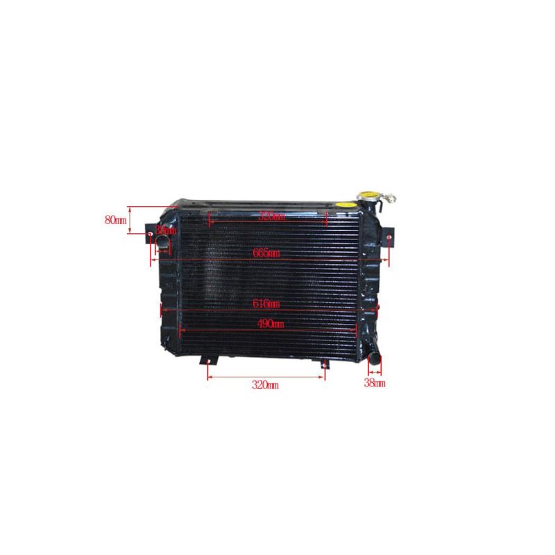 Forklift Part Water Radiator for Hangcha30hb, 30hb-331100/62cm